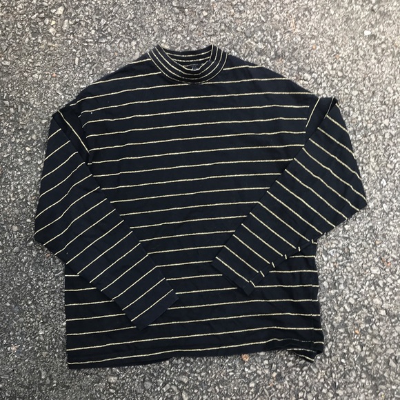Urban Outfitters Tops - 🔻Urban Outfitters Black and Gold Stripped Shirt